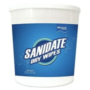 SaniDate Disposable Dry Sanitizing Wipes - Clean, Sanitizes and Controls Bacteria on Hard Surfaces - 650 Wipes by BioSafe