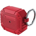 thumbnail image 1 of SaniMore for AirPods 3rd Generation 2021 Case with Carabiner Rugged PC Full Body Protective Shockproof Anti-drop Cover for Apple AirPods 3rd Generation 2021, Red, 1 of 7