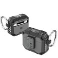 thumbnail image 1 of SaniMore for AirPods 3rd Generation 2021 Case with Secure Lock Clip Suppout Wireless Charging Rugged PC Full Body Protective Shockproof Case for Apple AirPods 3rd Generation 2021, Black, 1 of 8