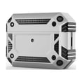 thumbnail image 1 of SaniMore for AirPods Pro 2nd Generation 2022 Case, Full-Body Rugged PC Armor Cover Built-in Keychain Military Grade Shockproof Protective Shell Designed for AirPods Pro Gen 2, Silver, 1 of 10