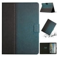 thumbnail image 1 of SaniMore for Amazon Fire HD10 2021/HD10 Plus 2021 Case, Auto Sleep/Wake, PU Leather Patchwork Magnetic Wallet Cover Support Card Slot & Multi-Angle Kickstand Shockproof Protective Shell, Green, 1 of 7