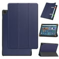 thumbnail image 1 of SaniMore for Amazon Fire Max 11 Tablet Case 11 inch, Auto Sleep/Wake, Folio Slim Rugged PC Cover Support Tri-Fold Kickstand Droop Proof Tablet Case for Amazon Fire Max 11 2023, Deep Blue, 1 of 9
