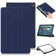 thumbnail image 1 of SaniMore for Amazon Fire Max 11 Tablet Case 11 inch Case, with Tri-Fold Kickstand Auto Sleep/Wake Folio Slim PU Leather & Rugged PC Smart Shockproof Cover for Amazon Fire Max 11 2023, Darkblue, 1 of 1