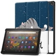 thumbnail image 1 of SaniMore for Amazon HD10 (2023) Case, Auto Sleep/Wake Rugged PC Tri-Fold Kickstand [Support iPad 1st/3rd Pencil Charging]  Shockproof Protective Case for Women Men, Cat, 1 of 10