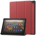 thumbnail image 1 of SaniMore for Amazon HD10 (2023) Case, Auto Sleep/Wake Rugged PC Tri-Fold Kickstand [Support iPad 1st/3rd Pencil Charging]  Shockproof Protective Case for Women Men, Winered, 1 of 10
