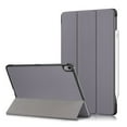 thumbnail image 1 of SaniMore for Apple iPad Air 11 (2024) Case, Auto Sleep/Wake, Rugged PC & PU Leather Case with Tri-Fold Kickstand Shockproof Protective Case for Apple iPad Air 11 (2024) Women Men, Gray, 1 of 10