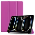 thumbnail image 1 of SaniMore for Apple iPad Pro 11 (2024) Case, Auto Sleep/Wake, Rugged PC Case with Tri-Fold Kickstand [Support iPad 1st/3rd Pencil Charging]  Shockproof Protective Case for Women Men, Purple, 1 of 7