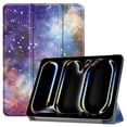 thumbnail image 1 of SaniMore for Apple iPad Pro 11 (2024) Case, Auto Sleep/Wake, Rugged PC Case with Tri-Fold Kickstand [Support iPad 1st/3rd Pencil Charging]  Shockproof Protective Case for Women Men, Milky Way, 1 of 7