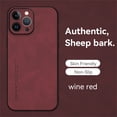 thumbnail image 1 of SaniMore for Apple iPhone 13 Pro Case, Non-Slip All-inclusive Lens Protection Luxury PU Leather [Thermal Honeycomb Interior] Heavy Duty Protective Cover for iPhone 13 Pro, Winered, 1 of 6
