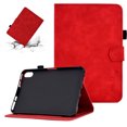 thumbnail image 1 of SaniMore Business Case for iPad 10th Generation 10.9" 2022, PU Leather Case Shockproof TPU Shell Card Holder Hand Rope Anti-slip Strip Full Protective Wallet Tablet Magneic Case For iPad 2022, Red, 1 of 10
