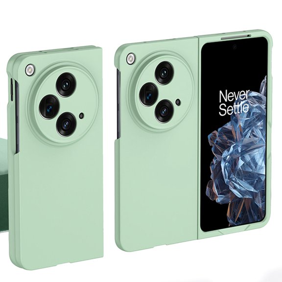 SaniMore Candy Color Hard Matte PC Case Compatible with OnePlus Open/Oppo Find N3, Slim Thin Shockproof Drop Protective Phone Cover, Mint