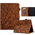 thumbnail image 1 of SaniMore Case for (6") Kindle Paperwhite (Previous 10th Generation, 2018 Release), PU leather Embossed Tree with Auto Sleep/Wake Pen Holder Card Slots Flip Folio Wallet Business Cover, Brown, 1 of 10