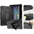 thumbnail image 1 of SaniMore Case for Amazon Fire HD 8 & 8 Plus (12th Generation, 2022), Shockproof Silicone Backplane & Rugged PC Frame Built-in Hidden Kickstand Anti-drop Heavy Duty Protective Case, Black, 1 of 6