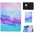 thumbnail image 1 of SaniMore Case for Fire 7" 12th Gen 2022, PU Leather Tablet Auto Wake/Sleep Card Holder Anti-slip Strip Kickstand Shockproof TPU Backplane Wallet Cover for Fire 7" 12th Gen, Colorful Sand, 1 of 12