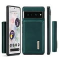 thumbnail image 1 of SaniMore Case for Google Pixel 7 Pro 6.7", PU Leather Case Soft TPU Inner Detachable Magnetic Folding Wallet Card Slots Kickstand Anti-drop Shockproof 360°Protection Case, Green, 1 of 10