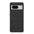 thumbnail image 1 of SaniMore Case for Google Pixel 8 (2023), Luxury PU Leather Lens Protection Metal Hidden Bracket Slim Lightweight Shockproof Anti-fall Bumper Drop Resistant Shell for Google Pixel 8 - Black, 1 of 9