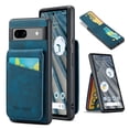 thumbnail image 1 of SaniMore Case for Google Pixel 8 6.3" 2023 with RFID Blocking Card Holder & Flip Kickstand, PU Leather Shockproof Anti-fall Protective Retro Durable Cover for Men Women, Blue, 1 of 9