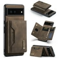 thumbnail image 1 of SaniMore Case for Google Pixel 8, Retro PU Leather Case Soft TPU Inner Detachable Magnetic Folding Card Pocket Flip Kickstand Anti-drop Shockproof Protectiive Cover For Google Pixel 8, Coffee, 1 of 11
