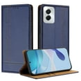 thumbnail image 1 of SaniMore Case for Motorola Moto G Power 5G 2024, Wear-resistant PU Leather Retro Durable TPU Shell Flip Folio Stand, Full Body Protection Magnetic Clasp Business Shell, Blue, 1 of 7