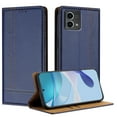 thumbnail image 1 of SaniMore Case for Motorola Moto G Stylus 5G 2024, Wear-resistant PU Leather Retro Durable TPU Shell Flip Folio Stand, Full Body Protection Magnetic Clasp Business Shell, Blue, 1 of 7