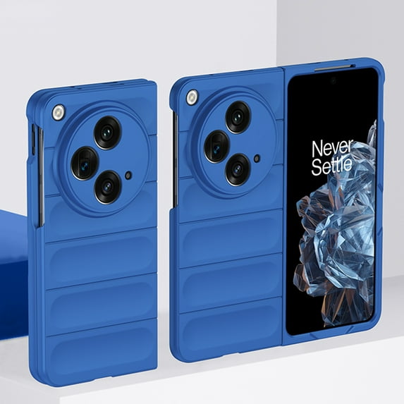 SaniMore Case for One Plus Open 7.82" 2023, Ultra-slim Lightweight Hinge Protection Tough PC Backplane Anti-scratch Shockproof Anti-drop Shell for One Plus Open, Blue