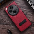 thumbnail image 1 of SaniMore Case for One Plus Open/Oppo Find N3 7.82" 2023 Release, PU Leather Skin [Wear-resistant & Anti-scratch] Invisible Metal Bracket Slim Lightweight Case for Women Men, Red, 1 of 11