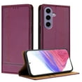 thumbnail image 1 of SaniMore Case for Samsung Galaxy A05S, Wear-resistant PU Leather Retro Durable TPU Shell Flip Folio Stand, Full Body Protection Magnetic Clasp Business Shell, Purple, 1 of 7