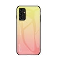 thumbnail image 1 of SaniMore Case for Samsung Galaxy A14 5G 6.6" 2023, Rugged PC Back & TPU Bumpers 3-Layer Shock Absorbing Ultra-Thin Gradient Glass Anti-Fall Shock Absorption Shell for Samsung A14 5G, Yellow, 1 of 8