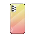 thumbnail image 1 of SaniMore Case for Samsung Galaxy A33 5G 6.4" 2022, Rugged PC Back & TPU Bumpers 3-Layer Shock Absorbing Ultra-Thin Gradient Glass Anti-Fall Shock Absorption Shell for Samsung A33 5G, Yellow, 1 of 8