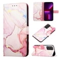 thumbnail image 1 of SaniMore Case for Samsung Galaxy A33 5G 6.5" 2022, PU Leather Case Luxury Marble Pattern Flip Kickstand Magnetic Clasp Cash Pocket Crossbody Lanyard Fashion Case for Samsung Galaxy A33 5G, Rosegold, 1 of 6