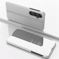 thumbnail image 1 of SaniMore Case for Samsung Galaxy A34 5G 2023, PU Leather Flip Kickstand Cover & Plating Mirror Stylish Anti-scratch Shockproof All-inclusive Full-body Protective Luxury Shell For Galaxy A54 5G, Silver, 1 of 8