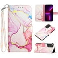 thumbnail image 1 of SaniMore Case for Samsung Galaxy A53 5G 6.5" 2022 Release, PU Leather Case Luxury Marble Wireless Charigng Hand Rope Fashion Folding Case for Girls Women for Samsung Galaxy A53 5G 2022, Rosegold, 1 of 6