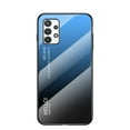 thumbnail image 1 of SaniMore Case for Samsung Galaxy A73 5G 6.7" 2022, Rugged PC Back & TPU Bumpers 3-Layer Shock Absorbing Ultra-Thin Gradient Glass Anti-Fall Shock Absorption Shell for Samsung A73 5G, Blue, 1 of 8