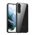 thumbnail image 1 of SaniMore Case for Samsung Galaxy S22 Plus (6.6" 2022), High-quality Crystal-clear PC Backplane [Anti-scratch No-yellowing] Drop Resistant Shockproof Bumper Wireless Charging Anti-slip Cover, Black, 1 of 8