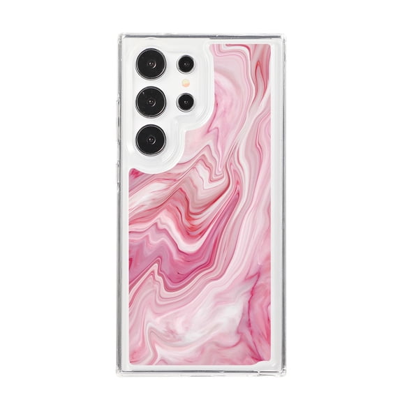SaniMore Case for Samsung Galaxy S22 Ultra, Shockproof Ant-fall TPU Backplane Marble Stylish Pattern for Girls Women No-Yellowing Slim Lightweight for Samsung Galaxy S22 Ultra, Rosegold