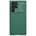 thumbnail image 1 of SaniMore Case for Samsung Galaxy S22 Ultra, Soft TPU & Solid PC Cover Built-in Silde Camera Proction Classic Texture Shockproof Protective Shell for Samsung S22 Ultra, Green, 1 of 10