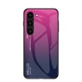 thumbnail image 1 of SaniMore Case for Samsung Galaxy S23 6.1" 2023, Rugged PC Back & TPU Bumpers 3-Layer Shock Absorbing Ultra-Thin Gradient Glass Anti-Fall Shock Absorption Shell for Samsung S23, Rose, 1 of 8