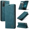 thumbnail image 1 of SaniMore Case for Samsung Galaxy S23 PLus 6.6" 2023, Premium PU Leather Magnetic Cover Card Slots Cash Pocket Flip Kickstand Shockproof TPU Shell Full Protective Business Case For S23 Plus, Blue, 1 of 10