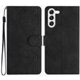 thumbnail image 1 of SaniMore Case for Samsung Galaxy S23 Plus 6.6" 2023, [Card Slots + Cash Pocket] Removeable Wrist Strap PU Leather Embossed Butterfly Flip Kickstand Magnetic Clasp Full Body Protective Shell, Black, 1 of 7