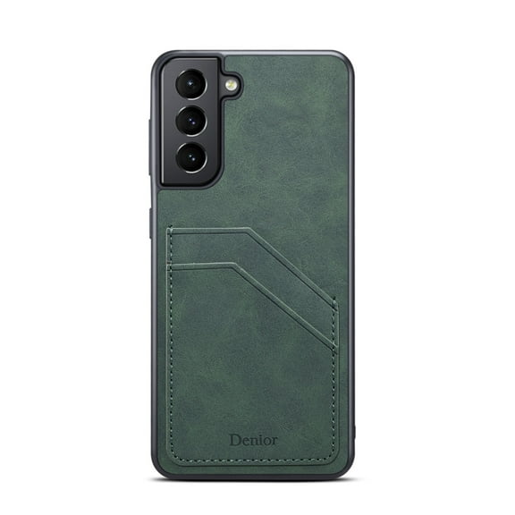 SaniMore Case for Samsung Galaxy S23 Plus 6.6" 2023 Release, Ultra-thin Lightweight PU Leather Skin Card Slots Shockproof TPU Bumper Anti-drop Rugged Cover For Samsung Galaxy S23 Plus, Green