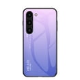 thumbnail image 1 of SaniMore Case for Samsung Galaxy S23 Plus 6.6" 2023, Rugged PC Back & TPU Bumpers 3-Layer Shock Absorbing Ultra-Thin Gradient Glass Anti-Fall Shock Absorption Shell for Samsung S23 Plus, Lightpurple, 1 of 8