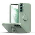 thumbnail image 1 of SaniMore Case for Samsung Galaxy S23 Plus 6.6" 2023, Shockproof TPU Backplane Hidden 360 Degree Rotating Kickstand Magnetic Car Mount Shock Absorption Anti-slip Anti-fall Full-protective Shell, Mint, 1 of 8