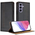 thumbnail image 1 of SaniMore Case for Samsung Galaxy S23 Plus, Wear-resistant PU Leather Retro Durable TPU Shell Flip Folio Stand, Full Body Protection Magnetic Clasp Business Shell, Black, 1 of 7
