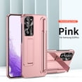 thumbnail image 1 of SaniMore Case for Samsung Galaxy S23 Ultra 6.8" 2023 with Hidden Kickstand & S Pen Slot & Stylus, Anti-scrctch Drop-proof Tough PC Backplane Anti-shock Slim Shell for Galaxy S23 Ultra, Rosegold, 1 of 7
