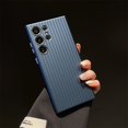 thumbnail image 1 of SaniMore Case for Samsung Galaxy S23 Ultra, Rugged Pc Corrugated Backplane Anti-slip, Shockproof Anti-fall Slim Lighhtweight Full Protective Stylish Shell for Samsung Galaxy S23 Ultra, Blue, 1 of 12