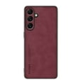 thumbnail image 1 of SaniMore Case for Samsung Galaxy S24 (2024), Luxury PU Leather Lens Protection Metal Hidden Bracket Slim Lightweight Shockproof Anti-fall Bumper Drop Resistant Shell for Samsung Galaxy S24 - Winered, 1 of 9