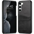 thumbnail image 1 of SaniMore Case for Samsung Galaxy S24 6.2" 2024, Card Slots [Up to 2] Wear-resistant PU Leather Skin Shockproof PC Backplane Anti-fall Slim Lightweight Shell for Samsung Galaxy S24,  Black, 1 of 5