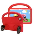 thumbnail image 1 of SaniMore Case for Samsung Galaxy Tab A8 10.5" 2022 SM-X200/X205, Galaxy Tab A8 10.5" Case for Boys Girls Car Wheel Design, Shockproof Light Weight Handle Stand Protective Cover Child, Red, 1 of 8