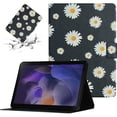 thumbnail image 1 of SaniMore Case for Samsung Galaxy Tab A8 Case 10.5" 2022 SM-X200/X205, PU Leather Fashion Case with Auto Wake/Sleep Magnetic Closure Flip Kickstand Shockproof Full Protective Case, Daisy, 1 of 8