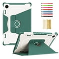 thumbnail image 1 of SaniMore Case for Samsung Galaxy Tab A8 Case 10.5" 2022 SM-X200/X205, 360° Rotation Flip Stand with Auto Wake/Sleep Pencil Holder Shoulder Strap Rugged Heavy Duty Full Protective Shell, Green, 1 of 16